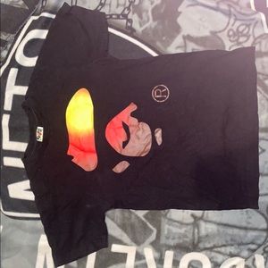 Black BAPE shirt